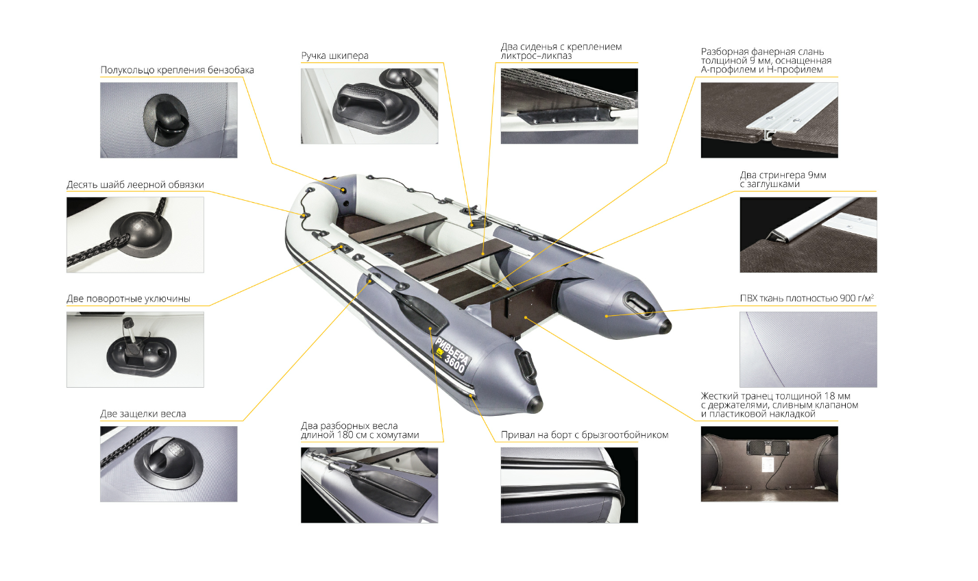 Лодка Ривьера Компакт 2900 СК в Подольске