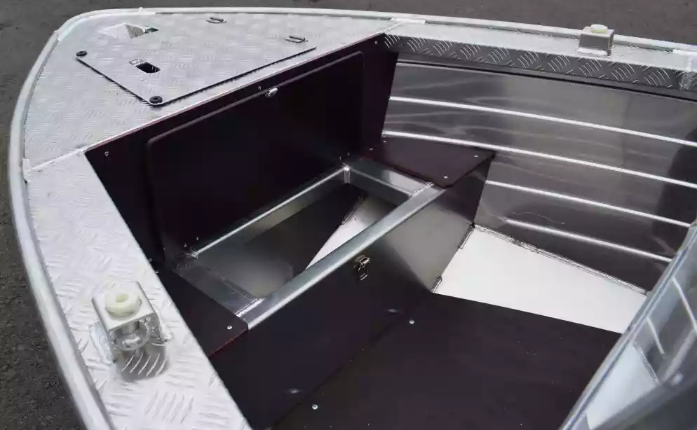 Алюминиевая лодка Wyatboat-390 DCM Увеличенный борт в Подольске