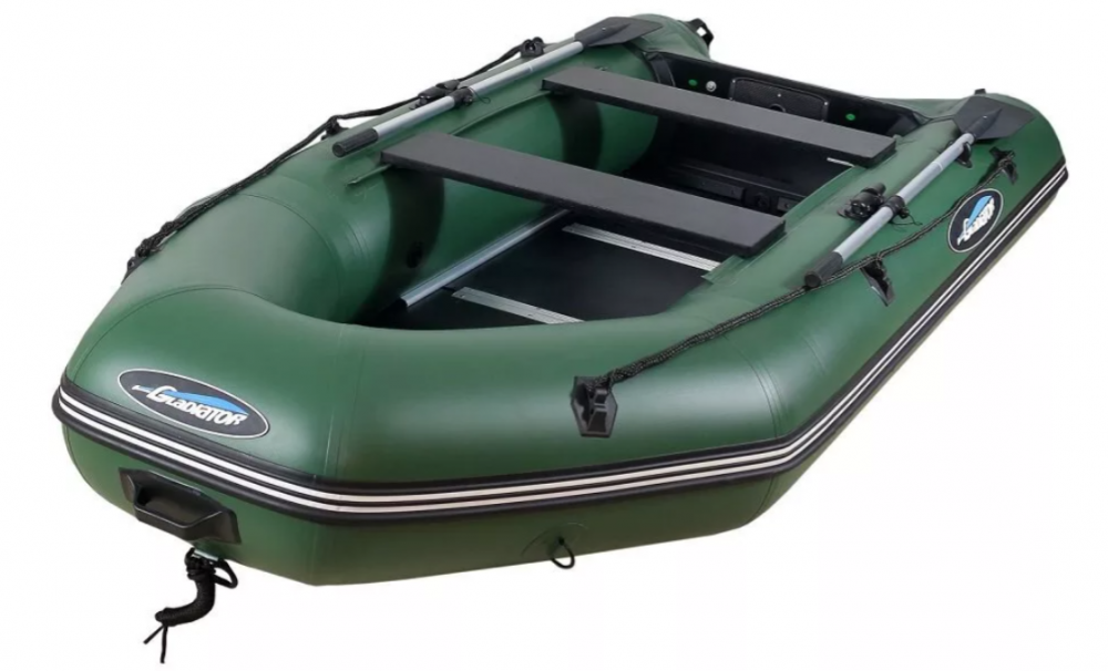 МОТОРНО-ГРЕБНАЯ ЛОДКА ПВХ GLADIATOR А 340 ТК С ФАНЕРНЫМ ПОЛОМ в Подольске