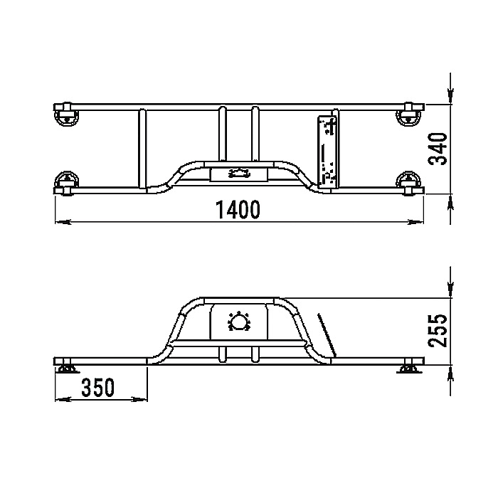 Стойка рулевая с бортовым креплением малая в Подольске