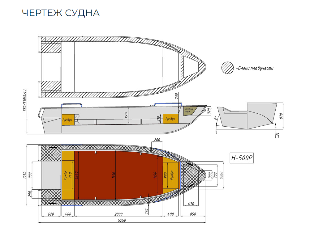 Алюминиевая лодка Неман-500 P в Подольске