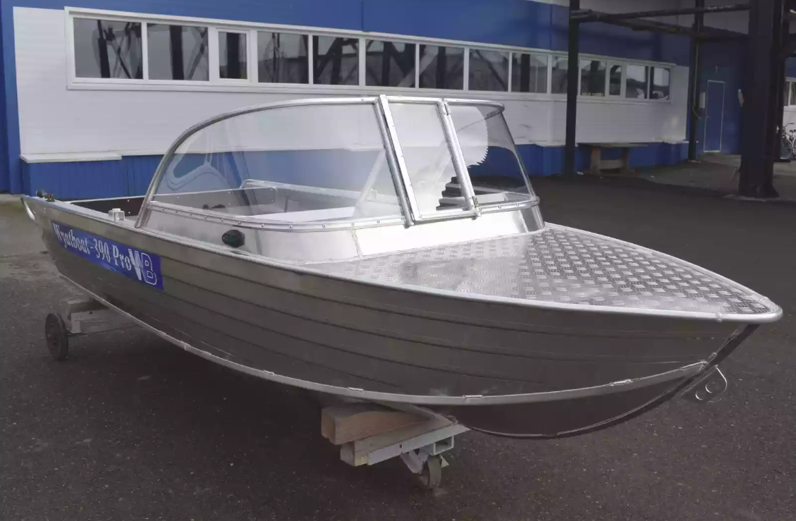 Алюминиевая лодка Wyatboat-390 Pro в Подольске