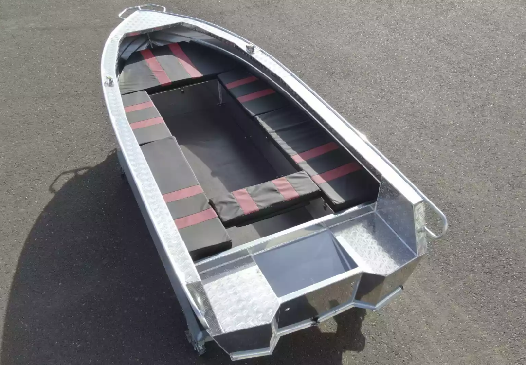 Алюминиевая лодка Wyatboat-390РМ увеличенный борт в Подольске