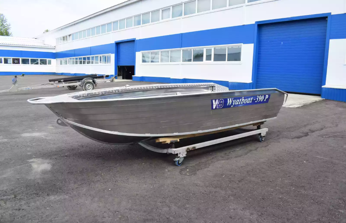 Алюминиевая лодка Wyatboat-390Р Увеличенный борт в Подольске
