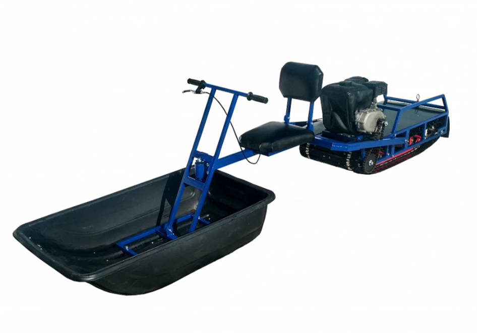 Мотобуксировщик толкач Альбатрос-XL8 с модулем. С фарой, склизы в Подольске