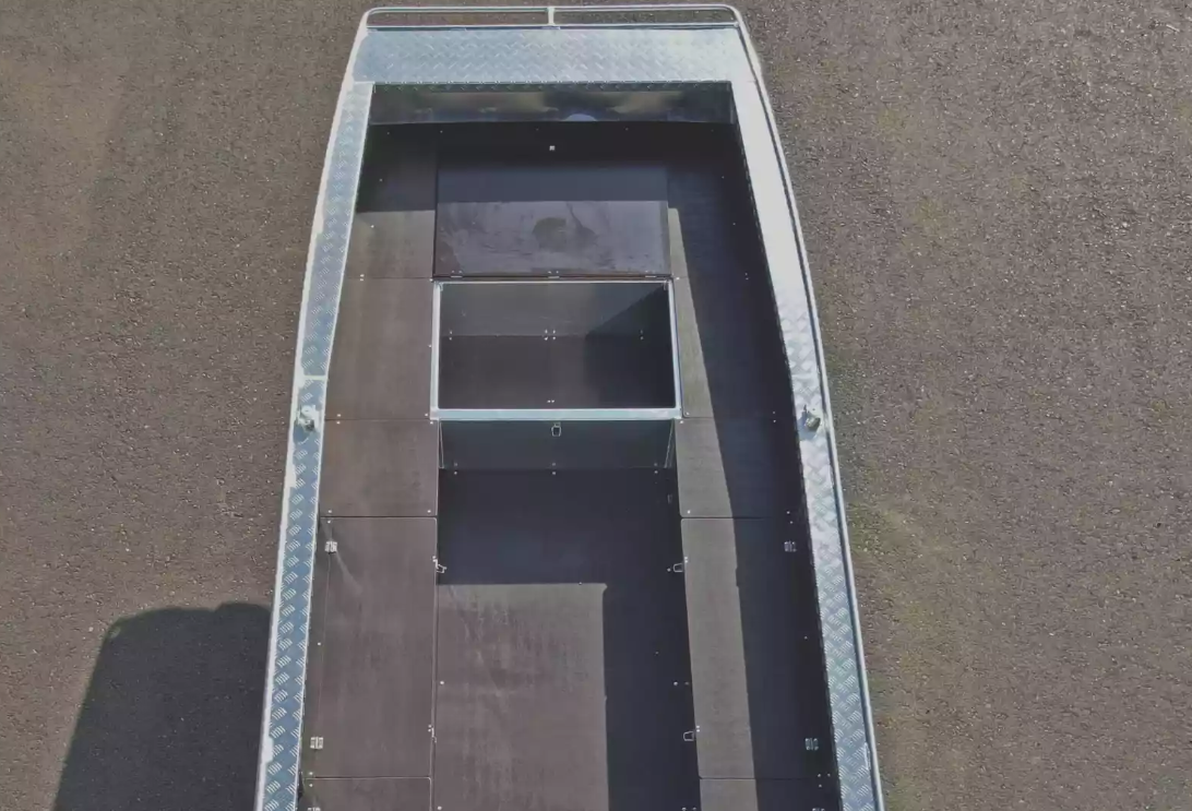 Алюминиевая лодка Wyatboat-490 Jonboat в Подольске