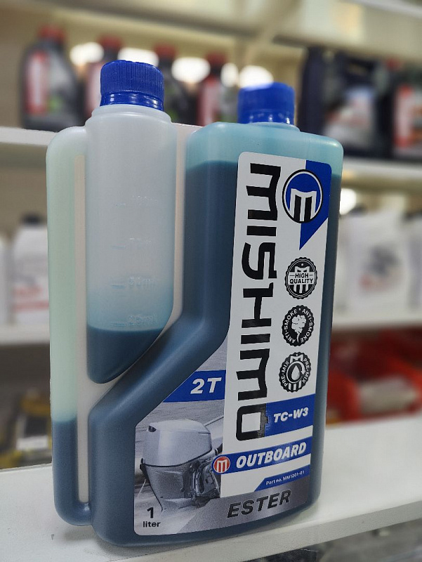 Масло MISHIMO 2T OUTBOARD (ESTER) полусинтетика 1 л в Подольске