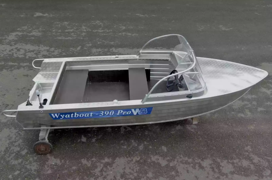 Алюминиевая лодка Wyatboat-390 Pro в Подольске