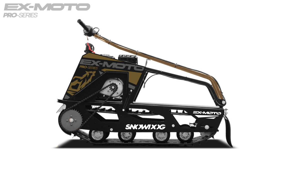 Мотобуксировщик EX-MOTO SNOWDOG S380 8л.с. в Подольске