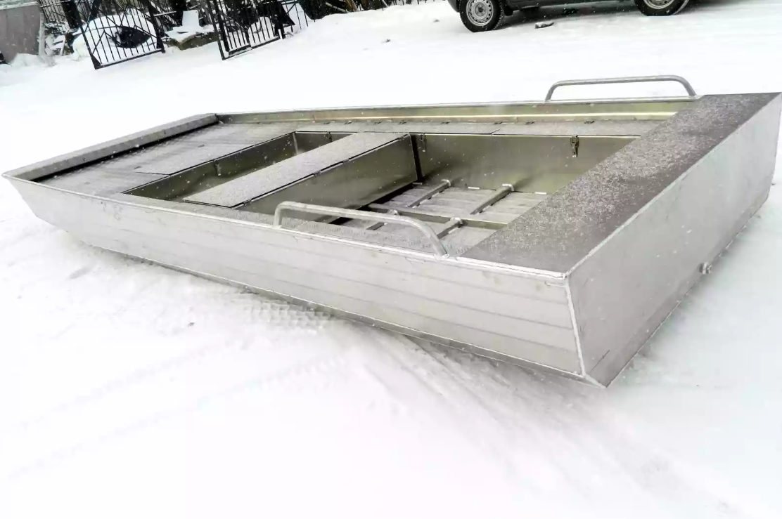 Алюминиевая лодка Wyatboat-390 Jonboat в Подольске