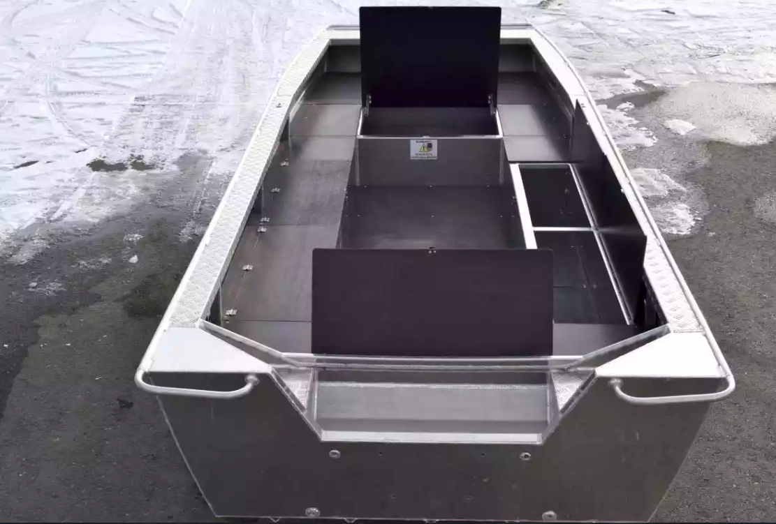 Алюминиевая лодка Wyatboat-490 Jonboat в Подольске