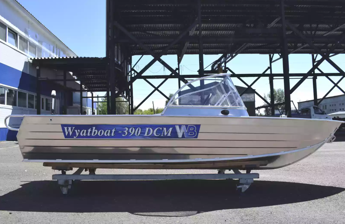 Алюминиевая лодка Wyatboat-390 DCM в Подольске