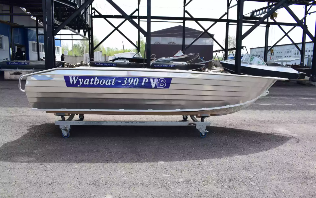 Алюминиевая лодка Wyatboat-390Р Увеличенный борт в Подольске