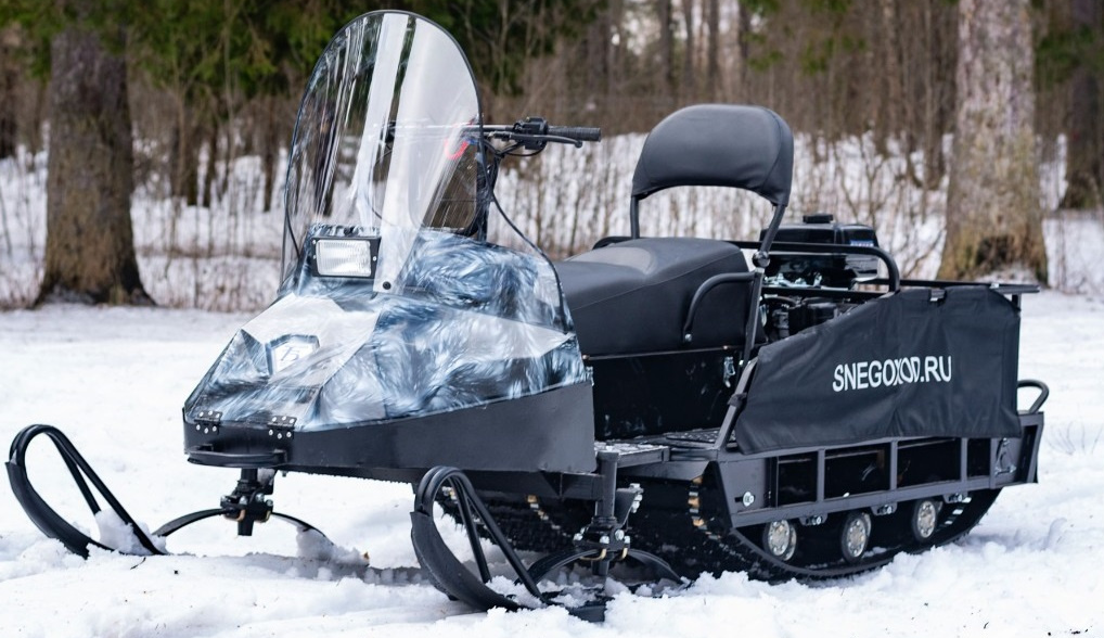 Миниснегоход Бурлак Егерь Экспедитор 15 л.с. , реверс, тормоз, капот белый в Подольске