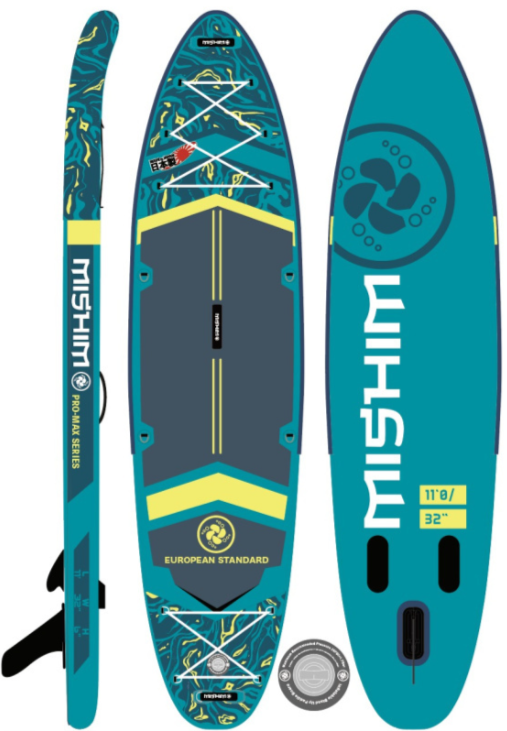 SUP (САП) Доска MISHIMO PRO-MAX Light Teal 11’ (335см) в Подольске