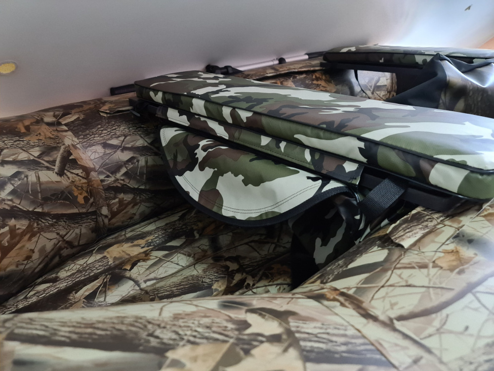 КОМПЛЕКТ МЯГКИХ НАКЛАДОК С СУМКОЙ ДЛЯ ЛОДОК 80Х20 КАМУФЛЯЖ в Подольске