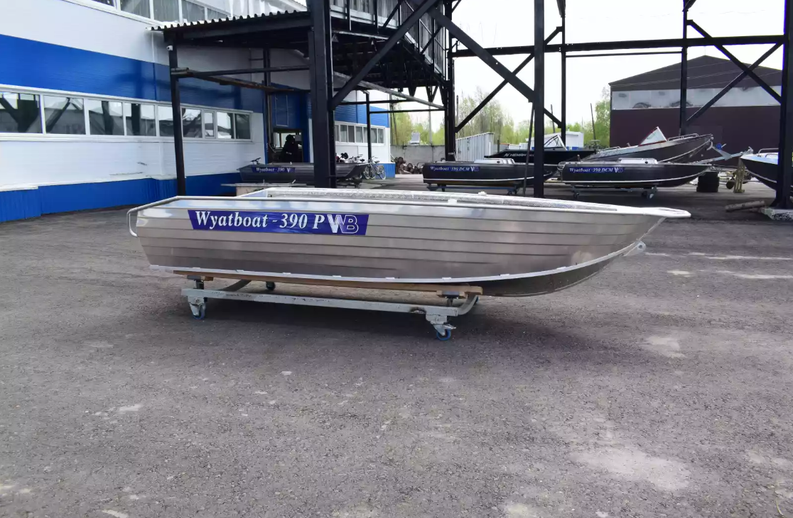 Алюминиевая лодка Wyatboat-390Р Увеличенный борт в Подольске