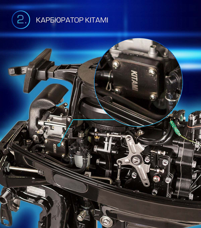 Лодочный мотор MARLIN PROLINE MP 9.9 (20) AWRL FORCE в Подольске