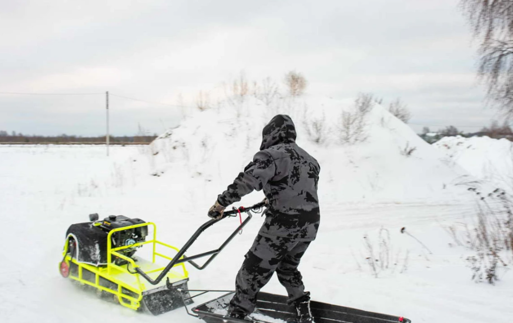 Мотобуксировщик Бурлак ХОЗЯИН-1 (капот металл) в Подольске