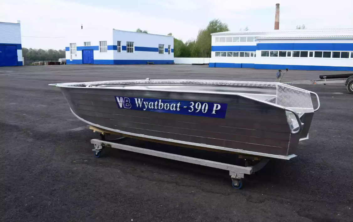 Алюминиевая лодка Wyatboat-390Р Увеличенный борт в Подольске