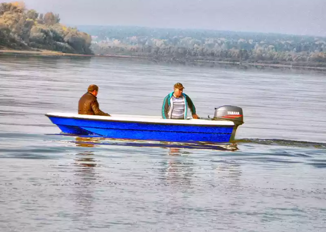 Стеклопластиковая лодка Wyatboat 430 тримаран в Подольске