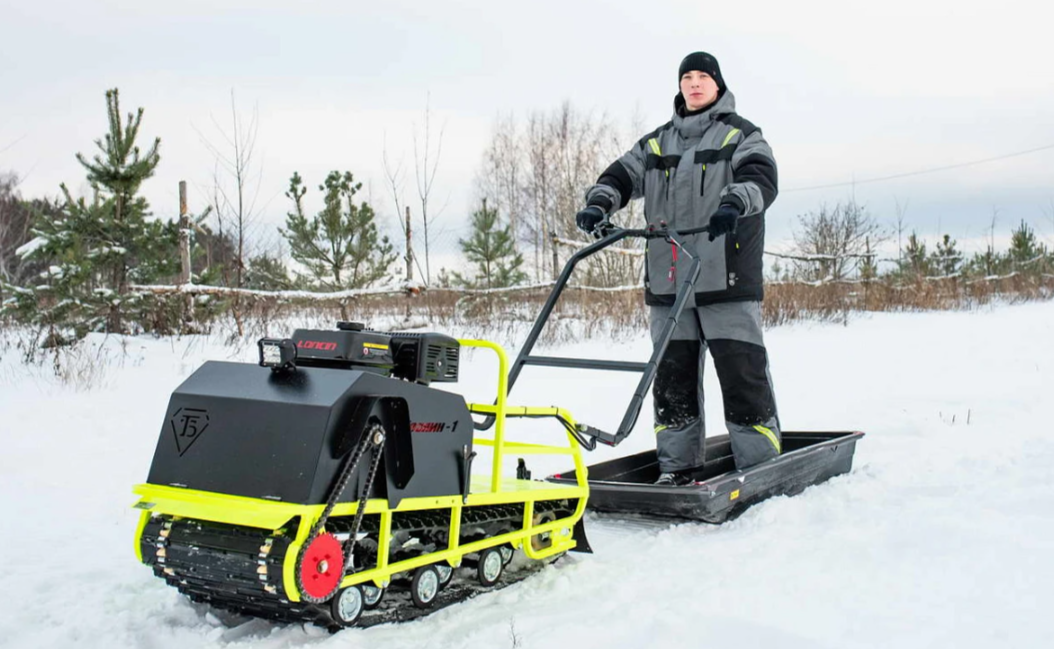 Мотобуксировщик Бурлак ХОЗЯИН-1 (капот металл) в Подольске