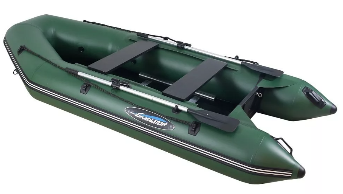 МОТОРНО-ГРЕБНАЯ ЛОДКА ПВХ GLADIATOR А 340 ТК С ФАНЕРНЫМ ПОЛОМ в Подольске