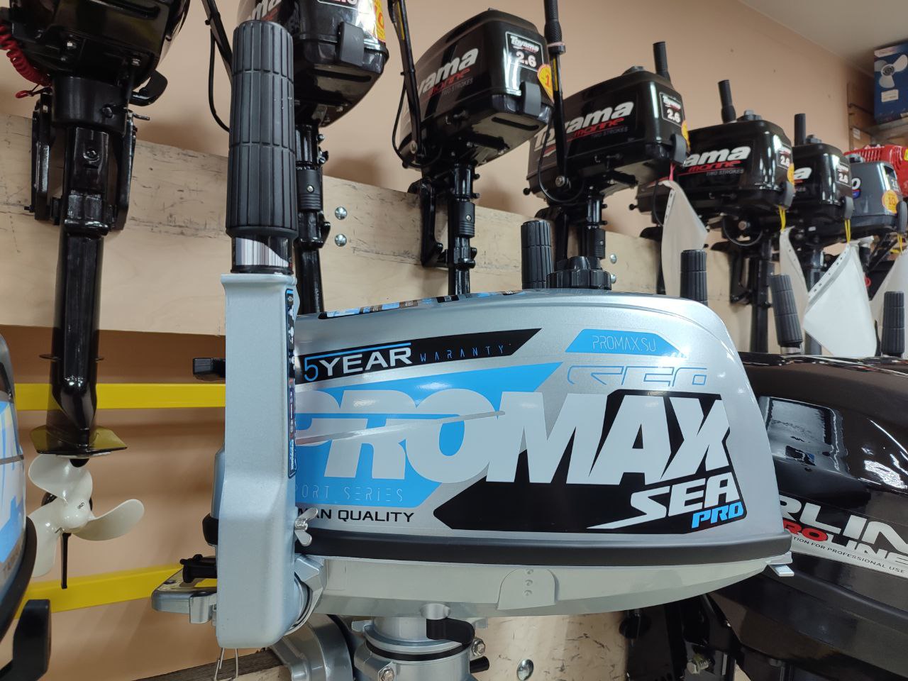 Лодочный мотор PROMAX SP5FHS (внешний бак 12 л) в Подольске