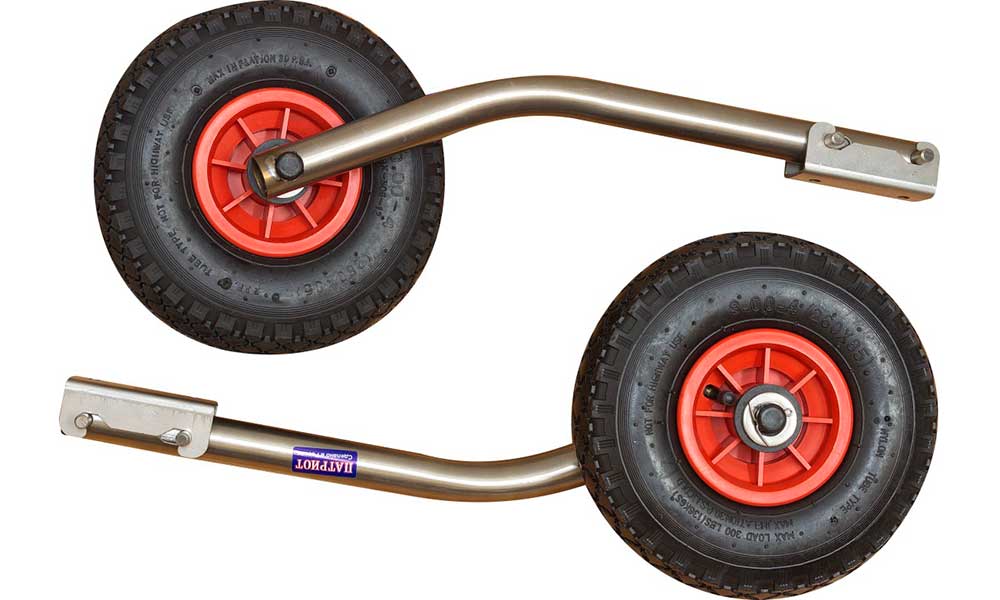 Транцевые колеса модульные удлиненные из нержавеющей стали в Подольске