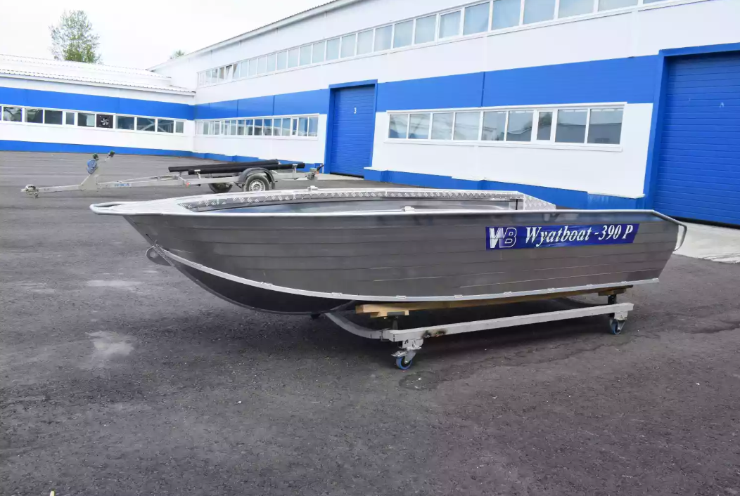 Алюминиевая лодка Wyatboat-390Р Увеличенный борт в Подольске