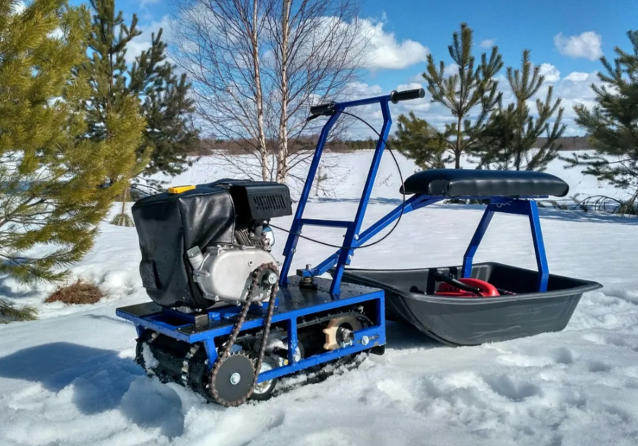 Мини-мотобуксировщик Альбатрос-М с фарой в Подольске