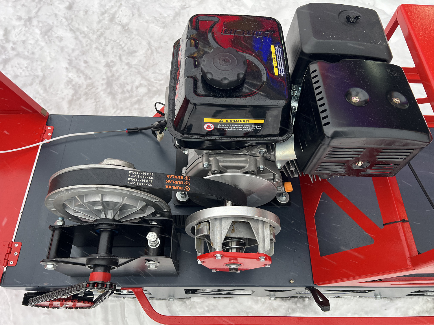 Мотобуксировщик EX-MOTO SNOWDOG S500 15л.с в Подольске