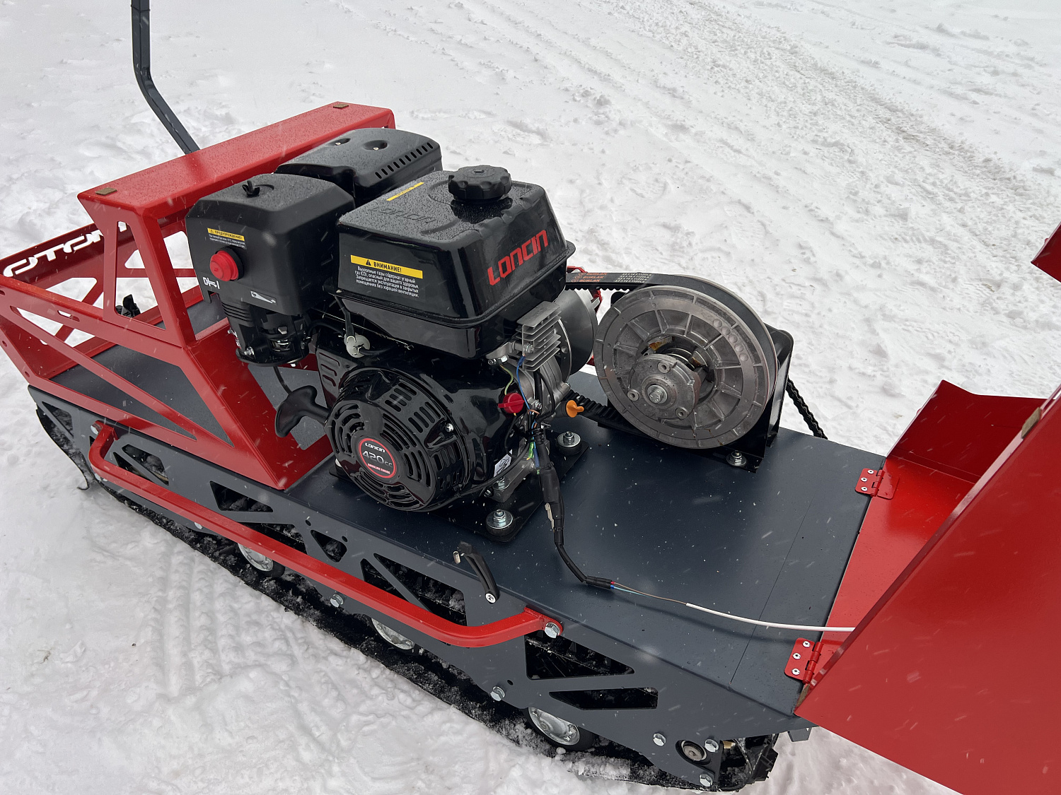 Мотобуксировщик EX-MOTO SNOWDOG S500 15л.с в Подольске