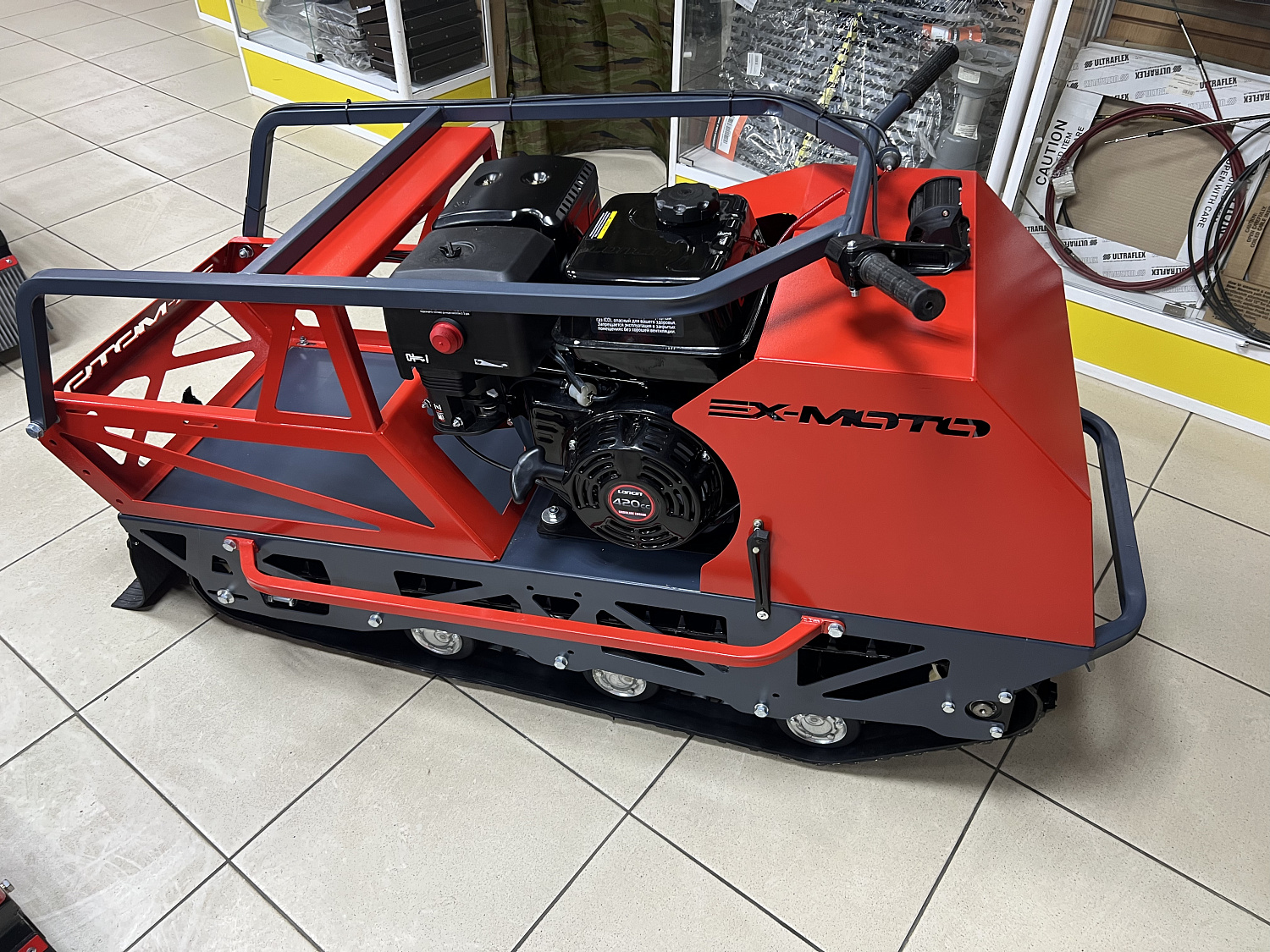 Мотобуксировщик EX-MOTO SNOWDOG S500 15л.с в Подольске