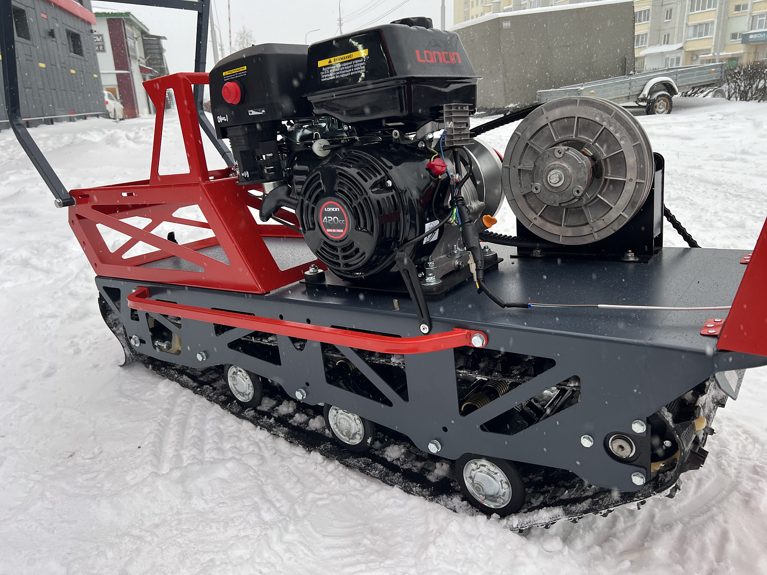 Мотобуксировщик EX-MOTO SNOWDOG S500 15л.с в Подольске