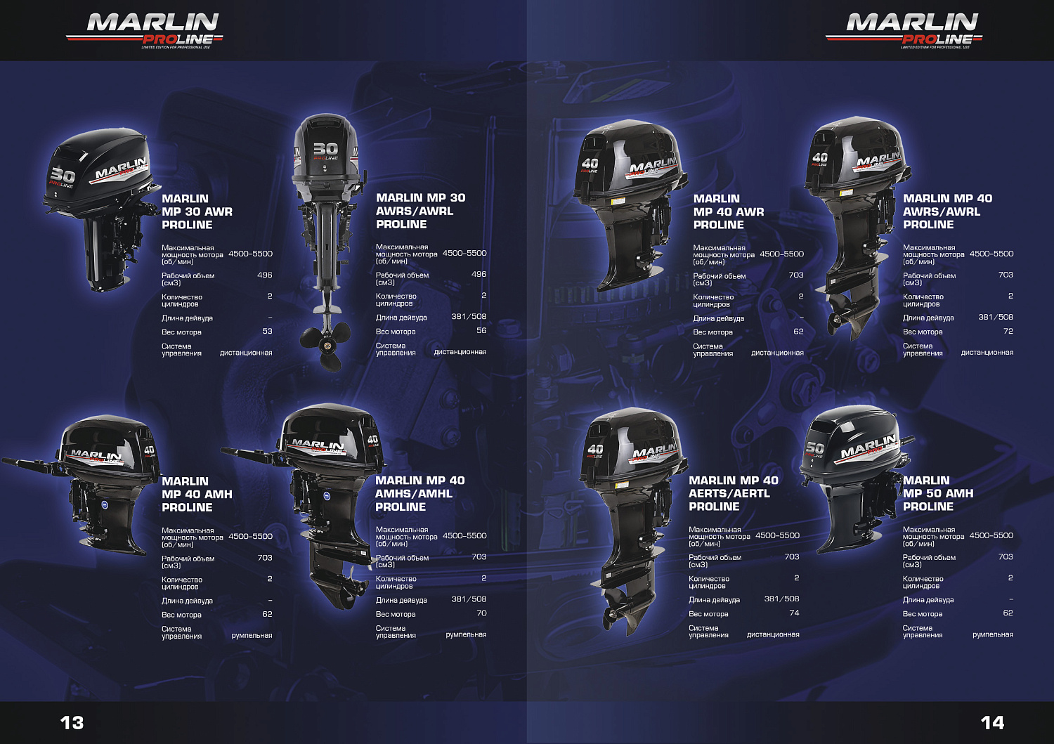 Лодочный мотор MARLIN PROLINE MP 9,8 AMHS в Подольске