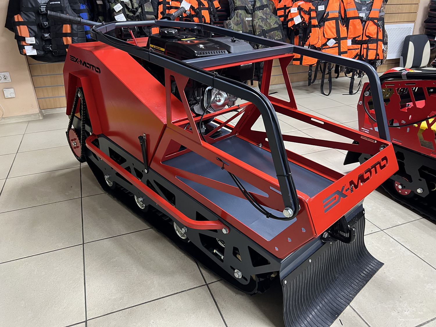 Мотобуксировщик EX-MOTO SNOWDOG S500 15л.с в Подольске